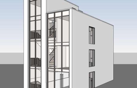 Digitalisierung eines 3D Modell in REVIT als Genehmigungsplan