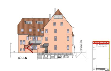 Digitalisierung von Bestandsplänen zur Nutzungsänderung