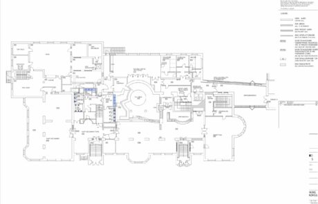 Bauplan digitalisieren um im entsprechenden CAD-Programm, hier AutoCAD, die bestehenden Pläne anpassen oder abändern zu können.
