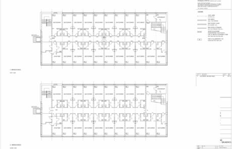 Bauplan digitalisieren um im entsprechenden CAD-Programm, hier AutoCAD, die bestehenden Pläne anpassen oder abändern zu können.