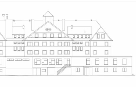 Bauplan digitalisieren um im entsprechenden CAD-Programm, hier AutoCAD, die bestehenden Pläne anpassen oder abändern zu können.