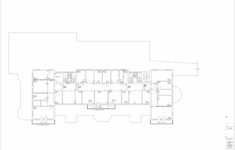 Bauplan digitalisieren um im entsprechenden CAD-Programm, hier AutoCAD, die bestehenden Pläne anpassen oder abändern zu können.