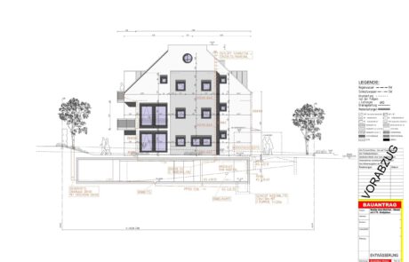 Entwässerungsplan in CAD