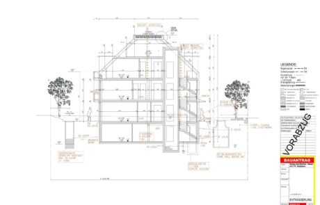 Entwässerungsplan in CAD