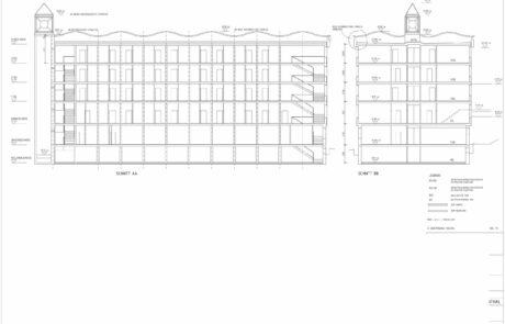 Bauplan digitalisieren um im entsprechenden CAD-Programm, hier AutoCAD, die bestehenden Pläne anpassen oder abändern zu können.