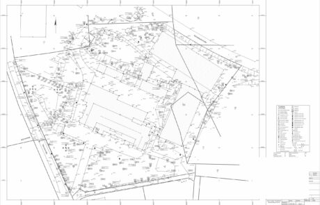 Bauplan digitalisieren um im entsprechenden CAD-Programm, hier AutoCAD, die bestehenden Pläne anpassen oder abändern zu können.