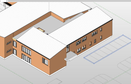 3D Modell in Revit 2020