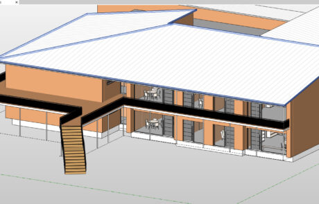 3D Modell in Revit 2020