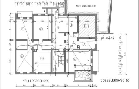 Bauvorhaben digitalisieren: alte Gebäudeplänen in alle gängigen CAD-Programme digitalisieren.