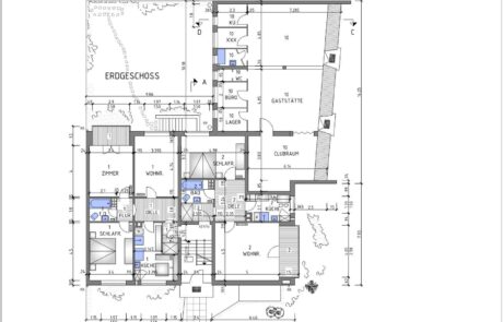 Bauvorhaben digitalisieren: alte Gebäudeplänen in alle gängigen CAD-Programme digitalisieren.