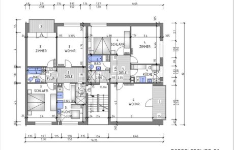 Bauvorhaben digitalisieren: alte Gebäudeplänen in alle gängigen CAD-Programme digitalisieren.